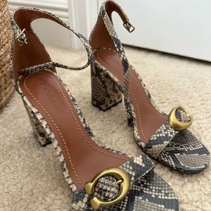 Women’s Coach Heels (Snake Skin)